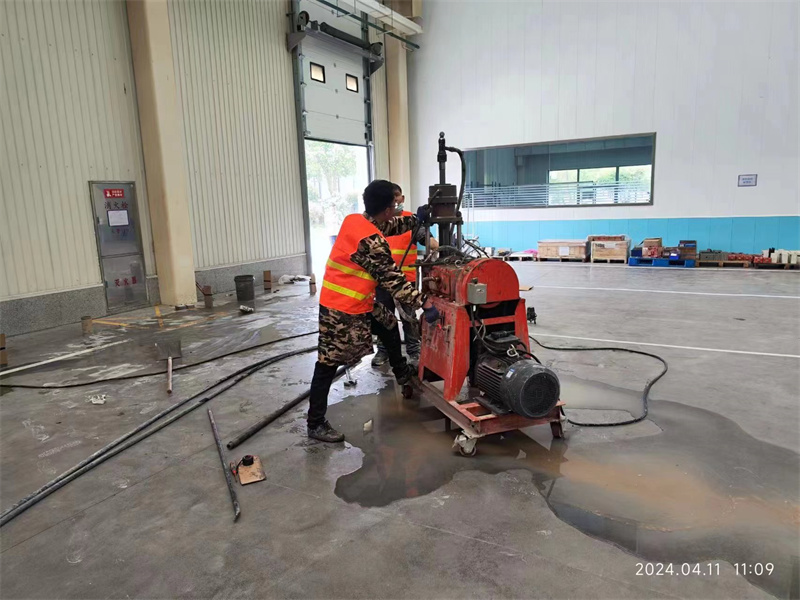 上海厂房地面下沉塌陷注浆加固施工